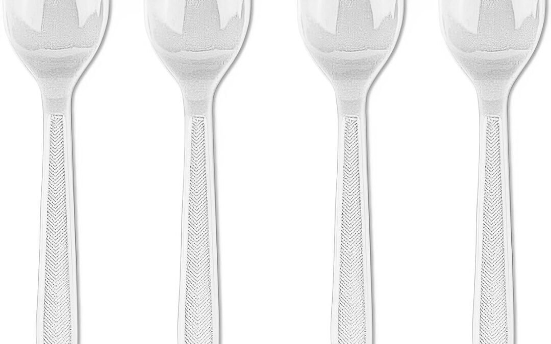 Wholesale Classic Plastic Teaspoons (50 Count) – Durable White Plastic Spoons Heavy Duty, Premium Disposable Spoons for Weddings, Dinners, Everyday Flatware & Party Supplies Manufacturer