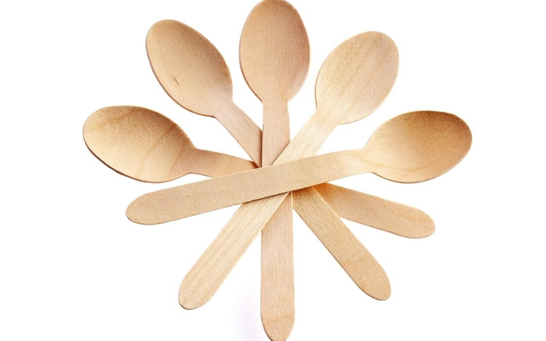 Wholesale Concession Essentials Disposable Wooden Cutlery Spoons, Compostable and Earth Friendly, 6.25 Inch Length – Pack of 100 Spoons Manufacturer