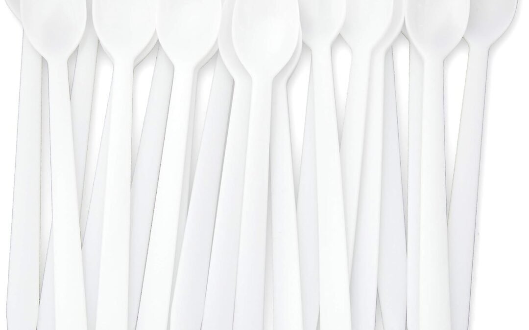 Wholesale Extra Long, Sturdy White 8in Premium Sundae Spoons 50ct. Heavy Duty Disposable Plastic Utensils for Ice Cream, Milkshakes, Tea and Floats. Best Stirring Spoon for Fun Cocktails and Tall Iced Beverages Manufacturer