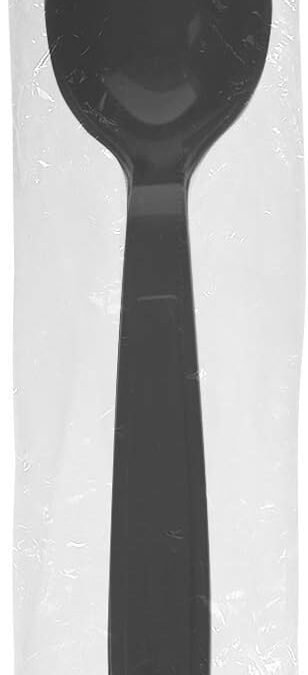 Wholesale Karat U3523B PS Heavy Wrapped Tea Spoons – Black (Case of 1000) Manufacturer