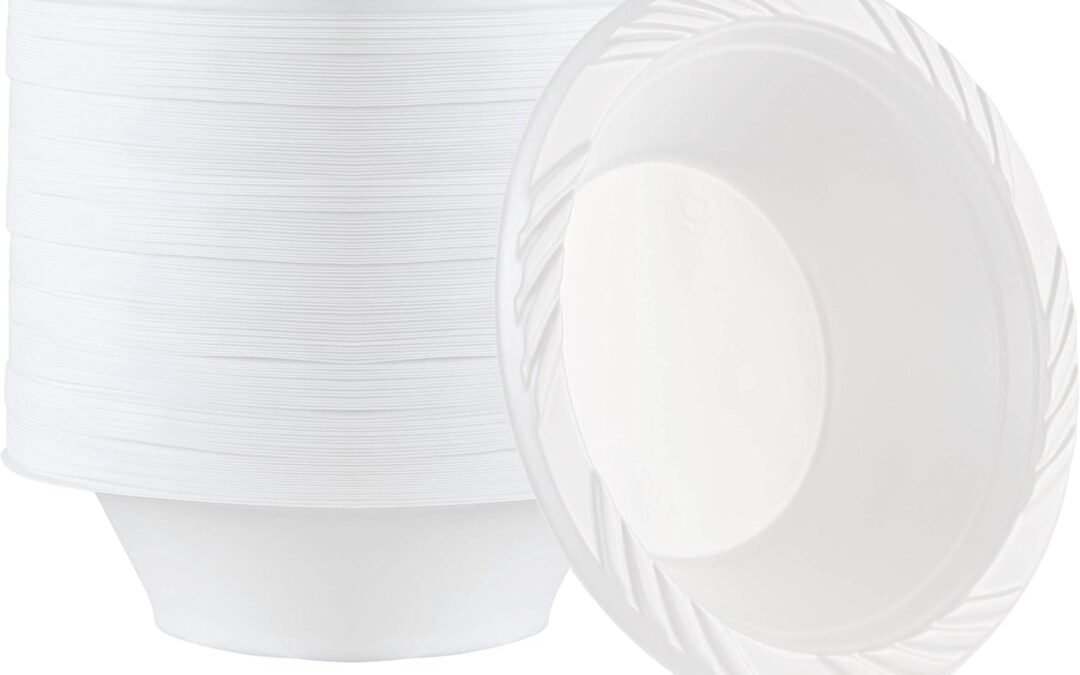 Wholesale PLASTICPRO 100 Count Disposable 12 ounce White Plastic Soup Bowls Manufacturer