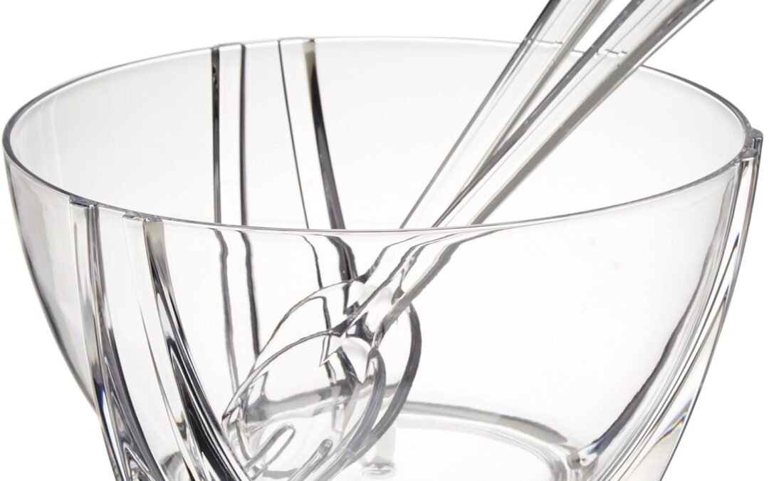 Wholesale Prodyne Acrylic Salad Bowl with Servers, Clear,6 quarts Manufacturer