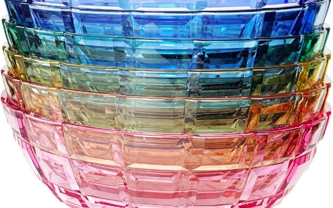 Wholesale SCANDINOVIA – 13oz Unbreakable Premium Bowls Set Of 6 – Made in Japan – Super Grade Acrylic Plastic – Perfect for Gifts – Dishwasher Safe – Serving Ice Cream Candy Cereal Cereal Popcorn Salad Reusable Manufacturer