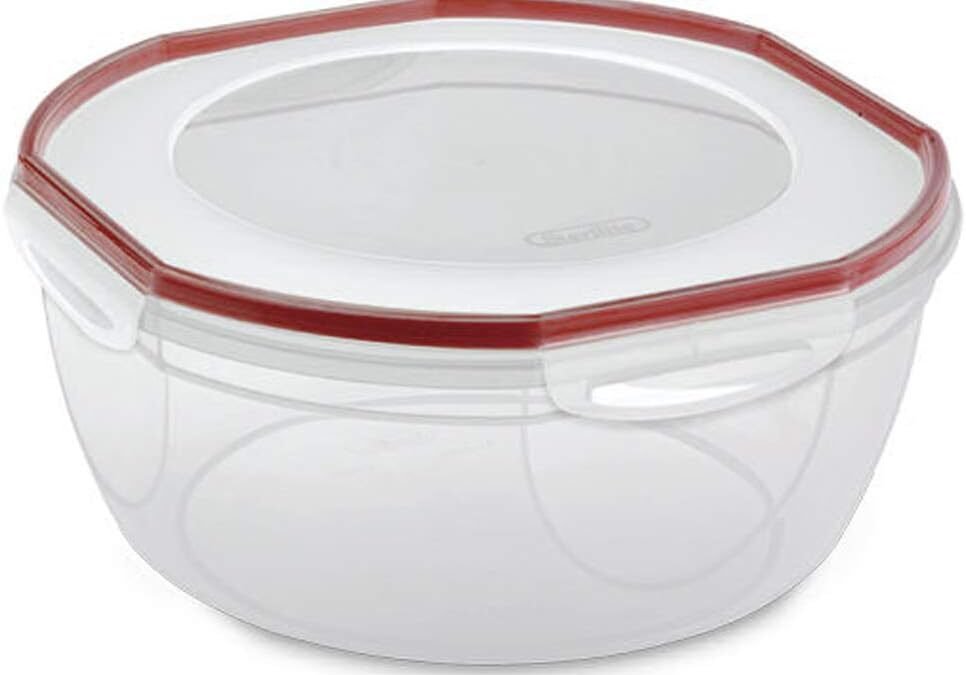 Wholesale STERILITE Plastic Bowl, 1 Count, Clear Manufacturer