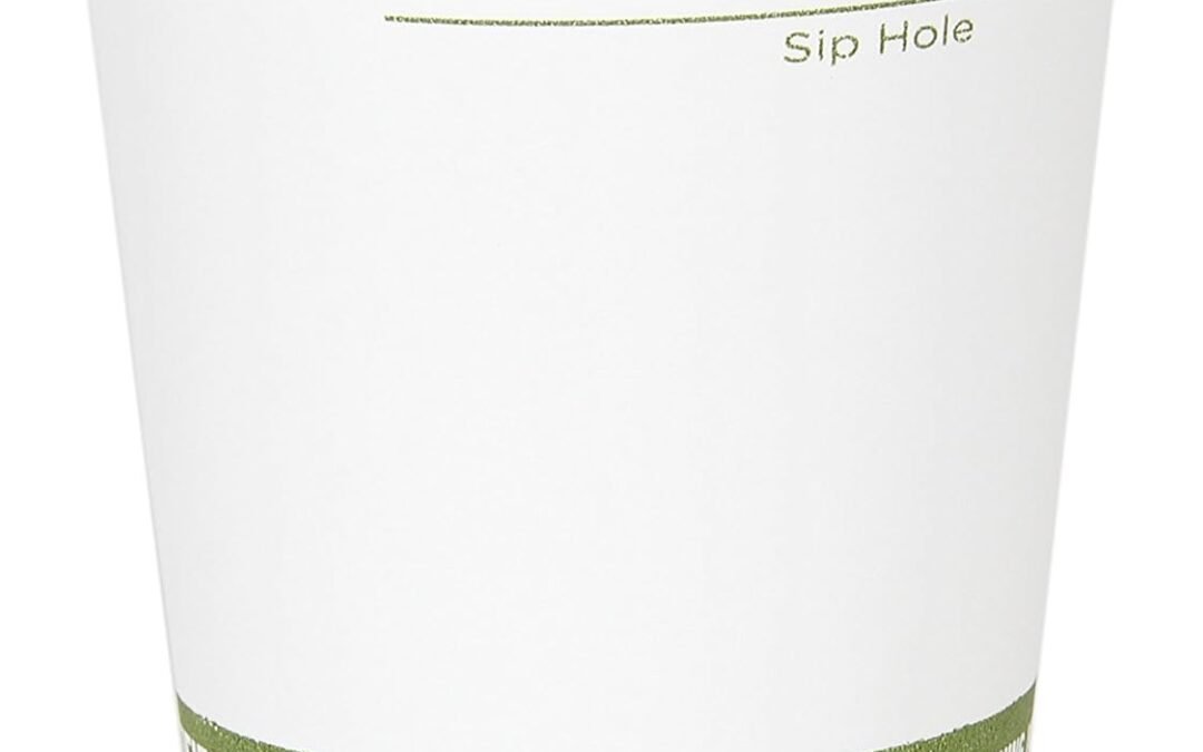World Centric 100% Biodegradable, 100% Compostable Paper PLA-Lined 16 Ounce White Coffee Hot Cup and Lid Combo, 50 Pack Manufacturer & Supplier