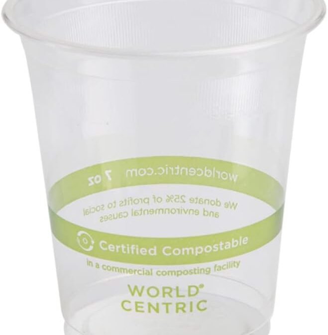 World Centric’s 100% Biodegradable, 100% Compostable 7 oz Corn PLA Cold Cup (Package of 200) Manufacturer & Supplier