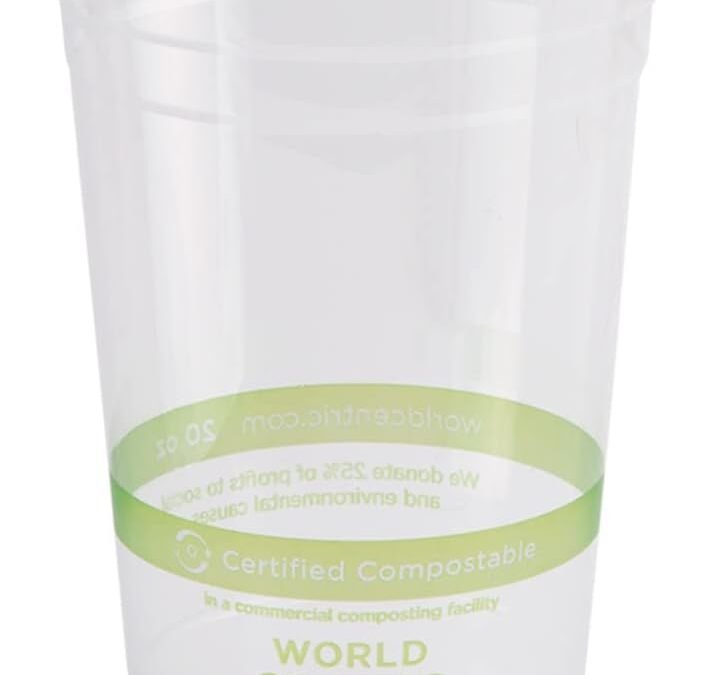 World Centric’s 100% Biodegradable, 100% Compostable PLA 20 Oz Cold Cup (Package of 200) Manufacturer & Supplier