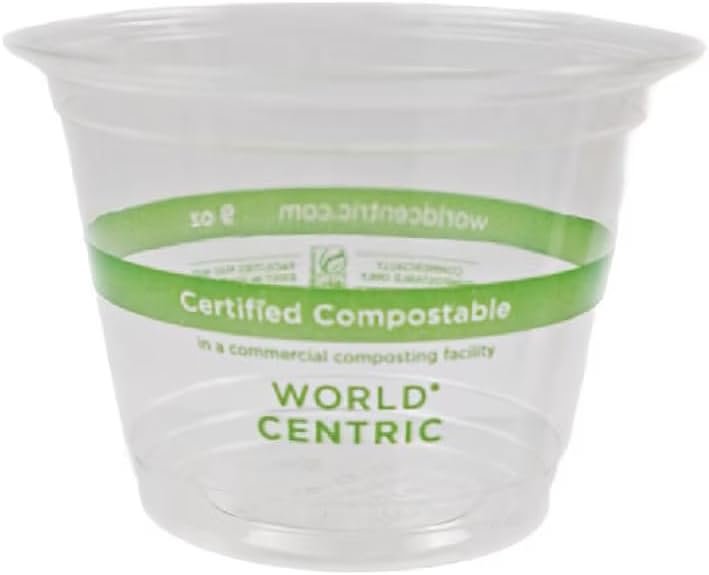 World Centric’s 100% Biodegradable, 100% Compostable PLA 9 Oz Cold Cup (Package of 200) Manufacturer & Supplier