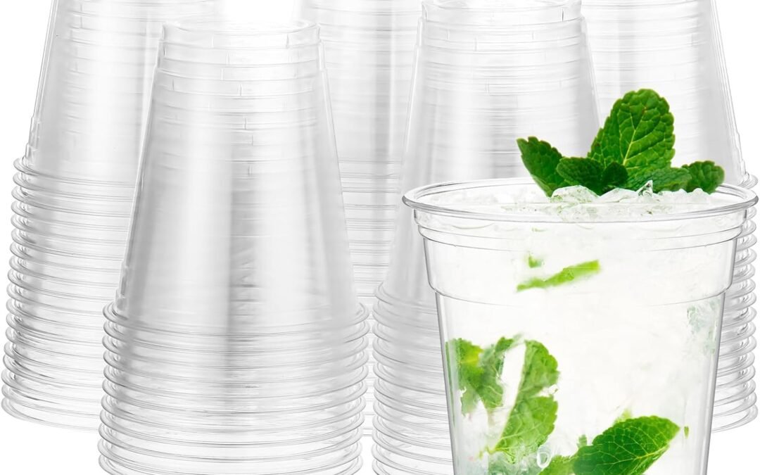 Yaomiao 100 Pcs Clear Commercially Cold Cups Environmentally Disposable Eco Friendly Party Cups Plant Based Drinking Container for Beer Water Weddings Graduation Supplies(12 oz) Manufacturer & Supplier